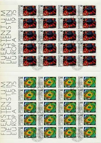 LIECHTENSTEIN BLOCK KLEINBOGEN Nr 623KB-624KB E S545346