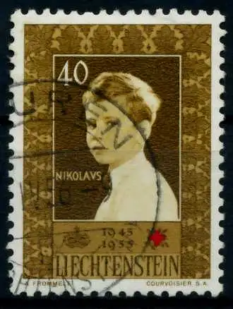 LIECHTENSTEIN 1955 Nr 340 gestempelt 7A6EE2