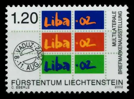 LIECHTENSTEIN 2002 Nr 1285 postfrisch S5456BE