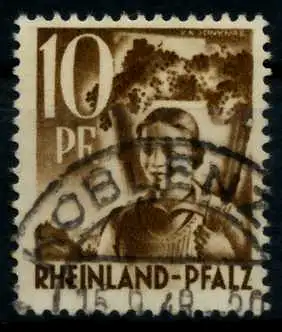 F-ZONE PFALZ Nr 19yI gestempelt 7AD9EA