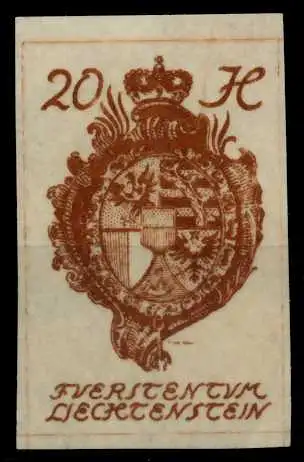 LIECHTENSTEIN 1920 Nr 20 postfrisch 7A6F66