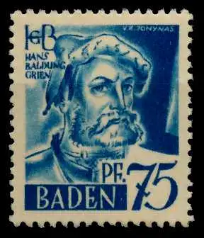 FZ BADEN 1. AUSGABE SPEZIALISIERT Nr 11vvII postfrisch 7BCFEE