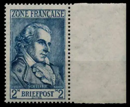 FRANZ. ZONE ALLG. AUSG. Nr 12 postfrisch 7C209E