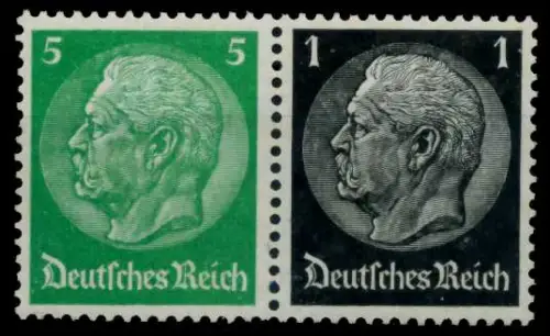 D-REICH ZUSAMMENDRUCK Nr W59 postfrisch WAAGR PAAR 7C246A