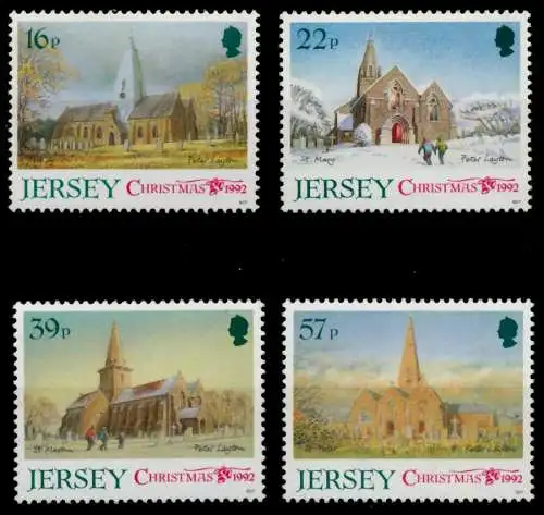JERSEY Nr 591-594 postfrisch 7CDE26
