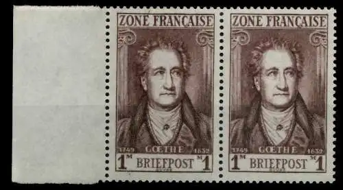 FRANZ. ZONE ALLG. AUSG. Nr 11 postfrisch WAAGR PAAR 7C2086