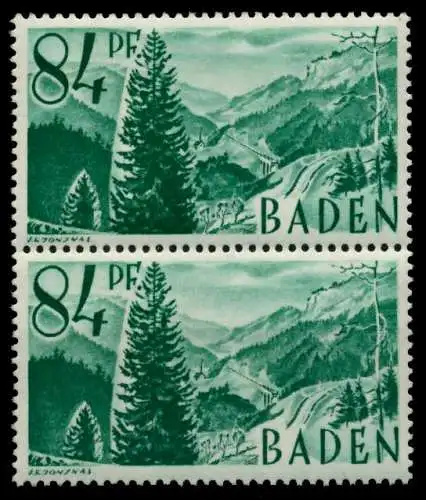 FZ BADEN 1. AUSGABE SPEZIALISIERT Nr 12yvI+12yv 7BD056