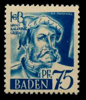 FZ BADEN 1. AUSGABE SPEZIALISIERT Nr 11vvII postfrisch 7BCFF2