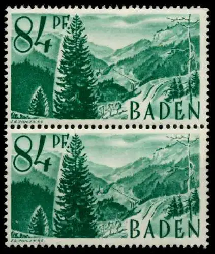 FZ BADEN 1. AUSGABE SPEZIALISIERT Nr 12yvI+12yv 7BD04E