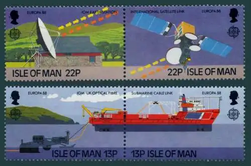 ISLE OF MAN 1988 Nr 367-370 postfrisch S00957A