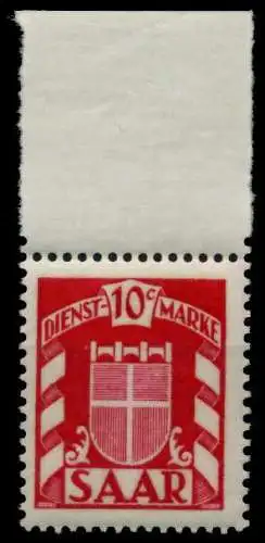 SAAR DIENSTMARKEN Nr 33 postfrisch 7C792A