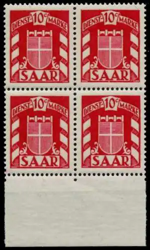 SAAR DIENSTMARKEN Nr 33 postfrisch 7C790E