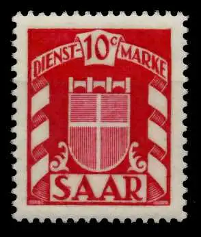 SAAR DIENSTMARKEN Nr 33 postfrisch 7C78FA