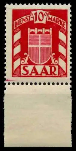 SAAR DIENSTMARKEN Nr 33 postfrisch 7C795E