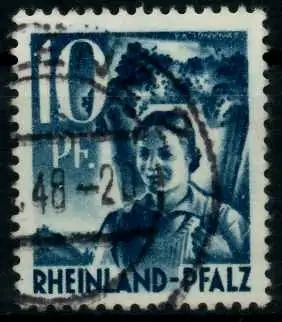 F-ZONE PFALZ Nr 3yvI gestempelt 7ADD1A