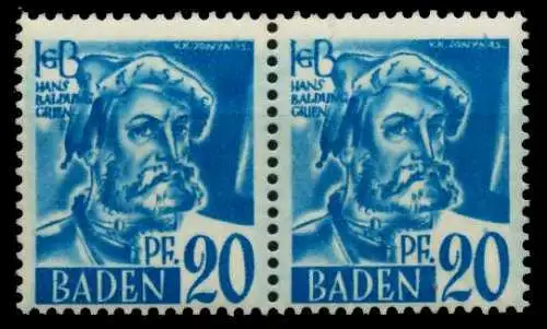 FZ BADEN 1. AUSGABE SPEZIALISIERT Nr 7yvI+7yvII 7B7E3E