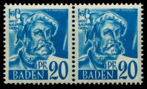 FZ BADEN 1. AUSGABE SPEZIALISIERT Nr 7yvI+7yvII 7B7E46