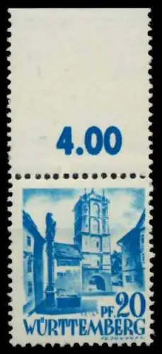 FZ WÜRTTEMBERG 1. AUSGABE SPEZIALISIERT Nr 7yvI 7B3E26