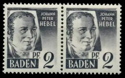 FZ BADEN 1. AUSGABE SPEZIALISIERT Nr 1yvI+1yvII 7B7A66