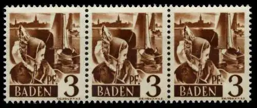 FZ BADEN 1. AUSGABE SPEZIALISIERT Nr 2yvI+2yvII 7B7ACA