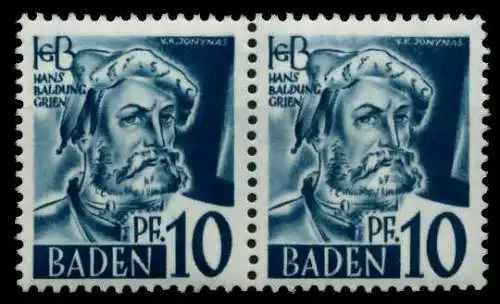 FZ BADEN 1. AUSGABE SPEZIALISIERT Nr 3yvI+3yvII 7B7BCA