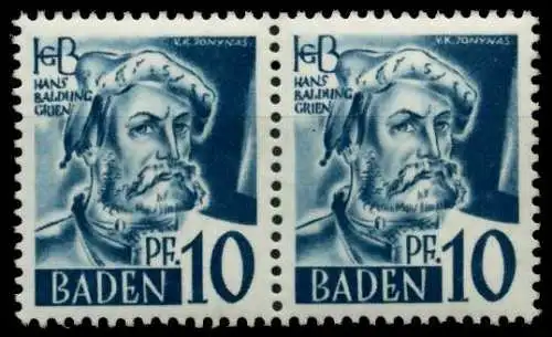 FZ BADEN 1. AUSGABE SPEZIALISIERT Nr 3yvI+3yvII 7B7BBA