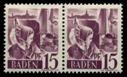 FZ BADEN 1. AUSGABE SPEZIALISIERT Nr 5yvIII+5yv 7B7D62
