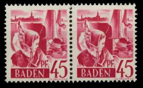 FZ BADEN 1. AUSGABE SPEZIALISIERT Nr 9yvI+9yvII 7B7EF2