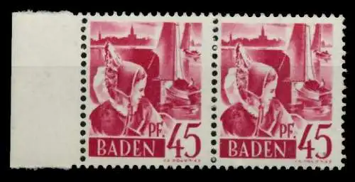 FZ BADEN 1. AUSGABE SPEZIALISIERT Nr 9yvII+9yvI 7B7F16