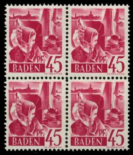 FZ BADEN 1. AUSGABE SPEZIALISIERT Nr 9yvI postfrisch VI 7B7F46