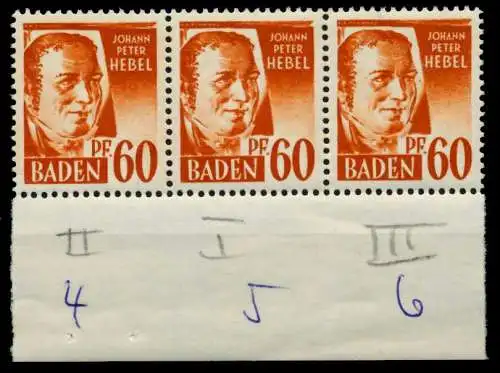 FZ BADEN 1. AUSGABE SPEZIALISIERT Nr 10yvII+10y 7B7FB2
