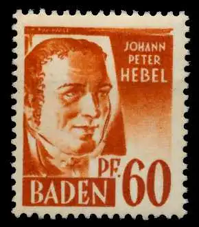 FZ BADEN 1. AUSGABE SPEZIALISIERT Nr 10yvII postfrisch 7B7FB6