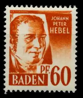 FZ BADEN 1. AUSGABE SPEZIALISIERT Nr 10yvI postfrisch 7B7FF6