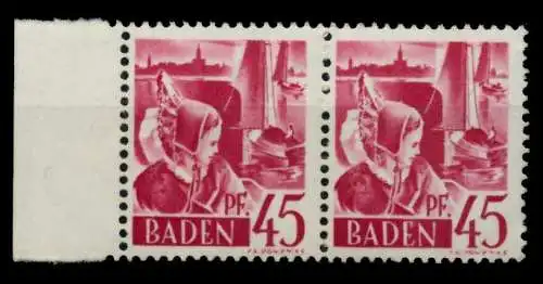 FZ BADEN 1. AUSGABE SPEZIALISIERT Nr 9yvII+9yvI 7B7F2E