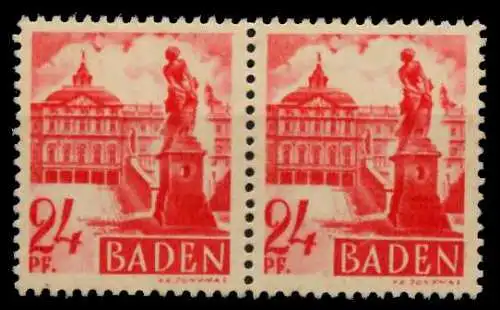 FZ BADEN 1. AUSGABE SPEZIALISIERT Nr 8vvII+8vvI 7BD0F2