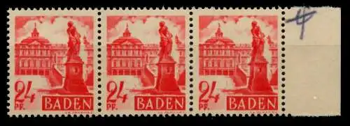 FZ BADEN 1. AUSGABE SPEZIALISIERT Nr 8vvIV+8vvV 7BD112