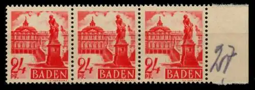 FZ BADEN 1. AUSGABE SPEZIALISIERT Nr 8vvIV+8vvV 7BD10E