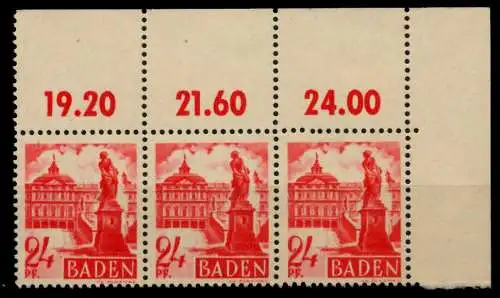 FZ BADEN 1. AUSGABE SPEZIALISIERT Nr 8vvIV+8vvV 7BD10A