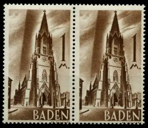 FZ BADEN 1. AUSGABE SPEZIALISIERT Nr 13yvI+13yv 7BD1C6