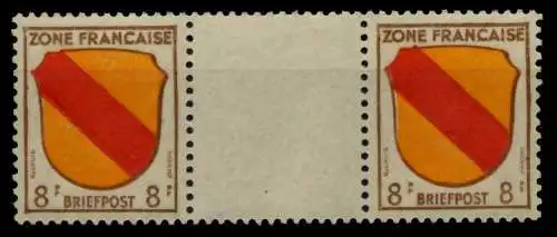 FRANZ. ZONE ALLG. AUSG. Nr 4axZW postfrisch ZW-STEG PAA 7BD3DA