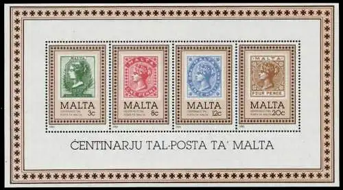 MALTA Block 8 postfrisch S561326