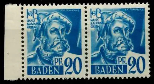 FZ BADEN 1. AUSGABE SPEZIALISIERT Nr 7yvI+7yvII 7B7E3A