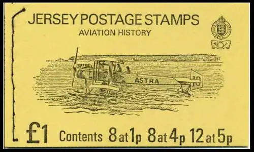 JERSEY MARKENHEFTCHEN Nr MH 0-16K postfrisch S00A44E