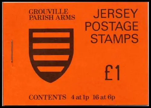 JERSEY MARKENHEFTCHEN Nr MH 0-18 postfrisch S00A4A2