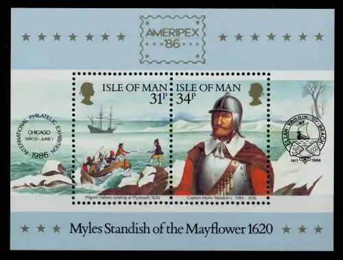 ISLE OF MAN Block 8 postfrisch S0094D2