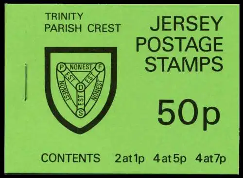 JERSEY MARKENHEFTCHEN Nr MH 01 postfrisch S00A4D6