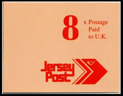 JERSEY MARKENHEFTCHEN Nr MH 04 postfrisch S00A50A