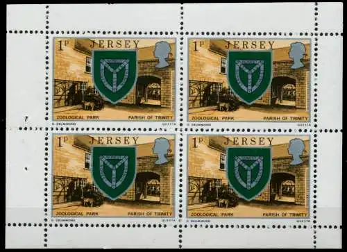 JERSEY HEFTCHENBLATT Nr HB 0-21 Ohne Datum postfrisch H 7CDFEA