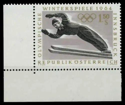 ÖSTERREICH 1963 Nr 1138 postfrisch ECKE-ULI 7CDDD2