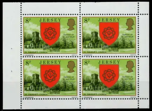 JERSEY HEFTCHENBLATT Nr HB 0-23 o. Datum postfrisch S00A5A2